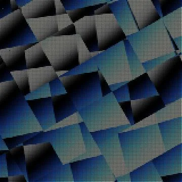 Geometric abstract polka dot pattern. Vector image. Illustrazione stock