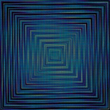 Geometric abstract polka dot pattern. Vector image. Stock Illustration