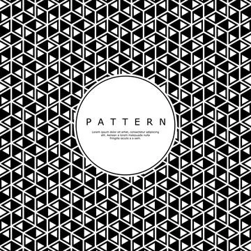 Geometric abstract polygon line pattern design. Tech stripe shape pattern. Stock Illustration