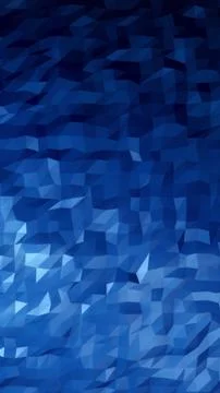 Geometric abstract polygonal blue texture forming a crystalline low-poly surf Stock Illustration