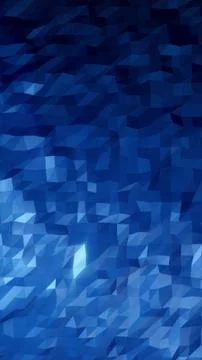 Geometric abstract polygonal blue texture forming a crystalline low-poly surf Stock Illustration