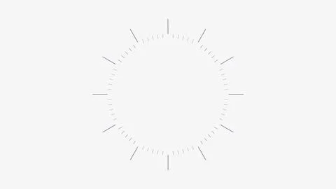 Geometric abstract radial pattern with dotted connections and lines on plai.. Stock Illustration