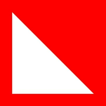 Geometric Abstract Red and White Triangle Shape Background Stock Illustration