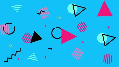 Geometric Abstract Retro Background Stock Photos