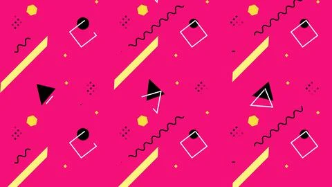 Geometric Abstract Retro Background Stock Photos