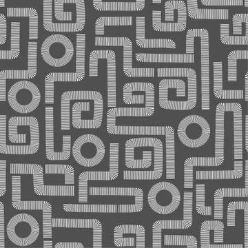 Geometric abstract seamless background. Seamless pattern with abstract geometric Stock Illustration