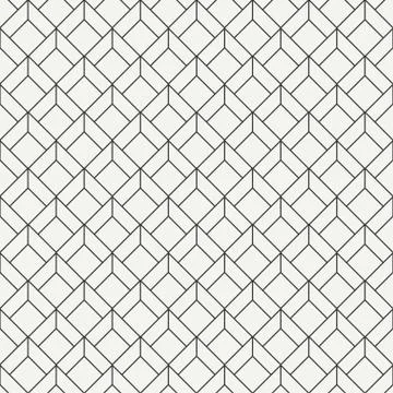Geometric abstract seamless cube pattern with rhombuses, square, cube. Wrapping 스톡 일러스트