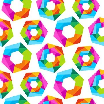 Geometric Abstract Seamless Stock Illustration