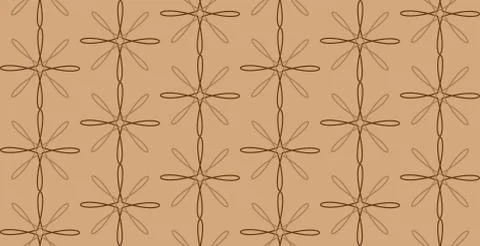 Geometric abstract seamless pattern background. Stylezed floral texture in Stock Illustration