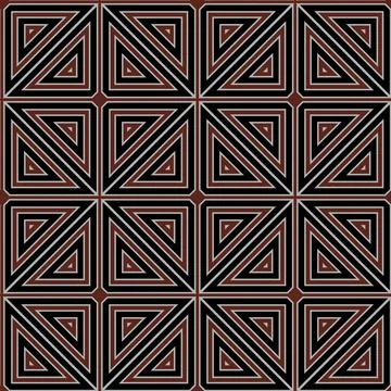 Geometric abstract seamless pattern. Colorful ornamental geometr Stock Illustration