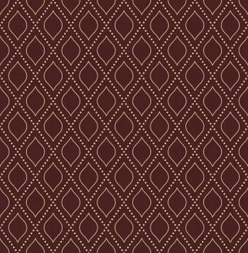 Geometric Abstract Seamless  Pattern Stock Illustration