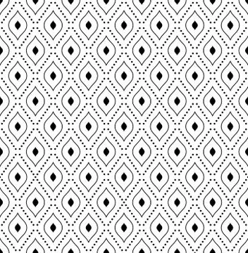Geometric Abstract Seamless  Pattern Stock Illustration