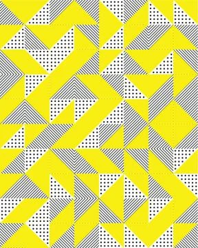 Geometric abstract seamless pattern Stock Illustration