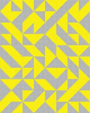 Geometric abstract seamless pattern Stock Illustration