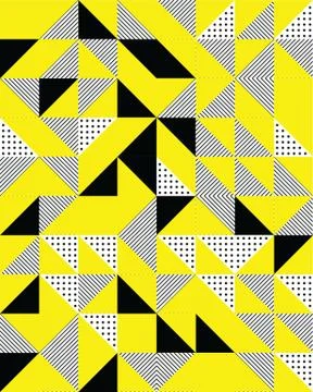 Geometric abstract seamless pattern Stock Illustration