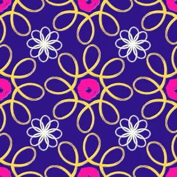 Geometric abstract seamless pattern Illustration