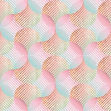 Geometric abstract seamless pattern Illustrazione stock