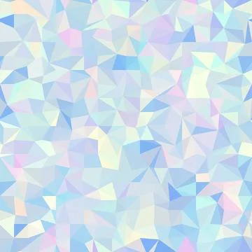 Geometric abstract seamless pattern low poly style. Triangles polygonal hap.. Stock Illustration