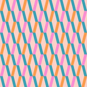 Geometric abstract seamless pattern. Modern vector seamless patterns. Trend.. Stock Illustration