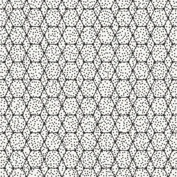 Geometric abstract seamless polygon pattern. Wrapping paper. Polygonal tiling Illustrazione stock