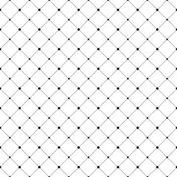 Geometric abstract seamless repeating vector ornament with diagonal dotted lines Illustrazione stock