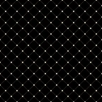 Geometric abstract seamless repeating vector ornament with diagonal dotted lines Stock Illustration