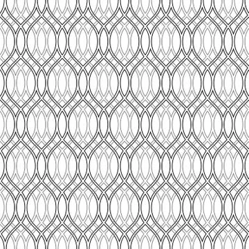 Geometric Abstract Seamless Vector Pattern 库存插图