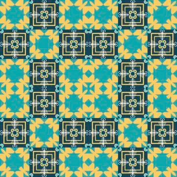 Geometric abstract seamless vector pattern. Decorative surface background. Mo 스톡 일러스트