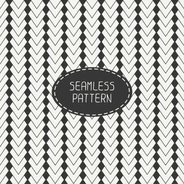 Geometric abstract striped seamless pattern with chevron. Paper for scrapbook Stock Illustration