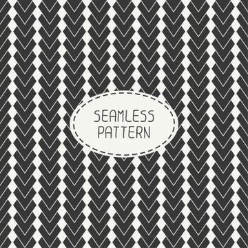 Geometric abstract striped seamless pattern with chevron. Paper for scrapbook イラスト素材
