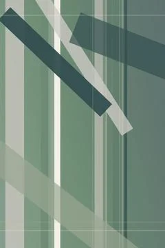 Geometric abstract stripes pattern in teal, gray, and white creates a calm .. Stock Illustration