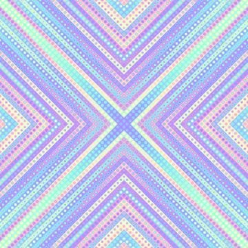 Geometric abstract symmetric pattern in low poly pixel art style. Stock Illustration