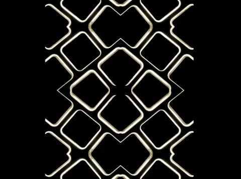 Geometric abstract tech pattern Illustrazione stock