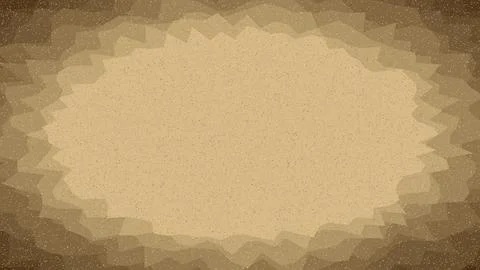 Geometric abstract texture pattern with warm sepia tones and pixelated border Stock Illustration