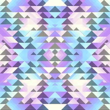 Geometric abstract triangles pattern. Seamless vector image. 스톡 일러스트
