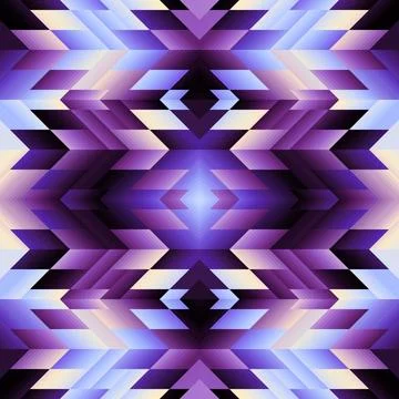 Geometric abstract triangles pattern. Seamless vector image. イラスト素材