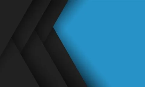 Geometric abstract vector blue black background Illustrazione stock