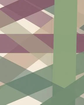 A geometric abstract wall pattern in soft pastels creates a calm, modern ba.. Stock Illustration