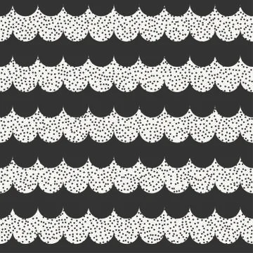 Geometric abstract wavy stripes pattern. Wave. Vintage hipster striped. Wrapping Stock Illustration