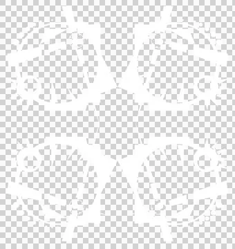 Geometric Abstraction Pattern C White Stock Illustration