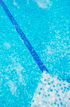 Geometric abstraction in a pool Stock Photos