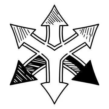 Geometric Advanced Dynamic Creative Stock Illustration