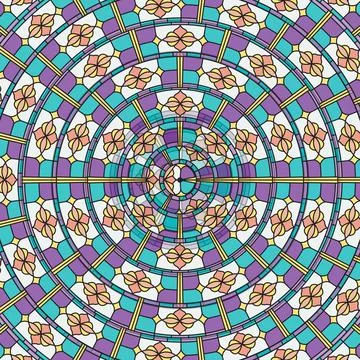 Geometric and seamless pattern floral and flower vector design Stock Illustration