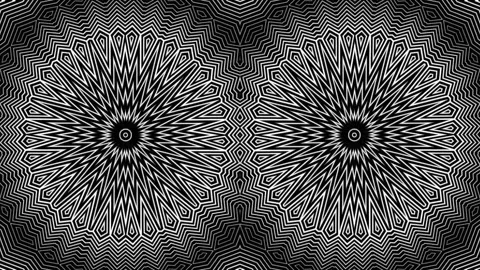 Geometric and symmetrical animation with complex shapes Stock Footage 186978242