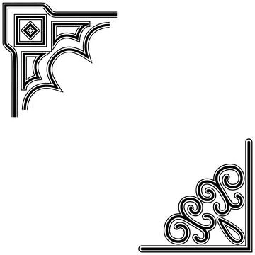 Geometric angular pattern vector Illustrazione stock