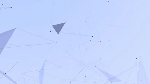 Geometric Animated Background with Plexus Lines in Corporate Colors. Stock Footage 153767784