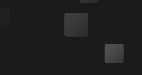 Geometric animation displaying white square shapes gliding seamlessly over dark Stock Footage 307091877