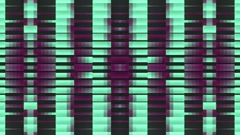 Geometric animation with intertwining tiles. Seamless VJ cycle. 3d rendering 4K Stock-Footage 317615446
