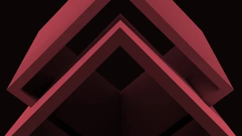 Geometric Animation with Layered Shapes in Motion Stock Footage 309468988