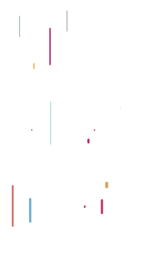 Geometric animation, slowly colourful stretching lines with liquid effects Stock Footage 283027827